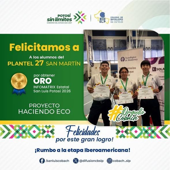 ¡Orgullo Cobach que brilla en oro!
